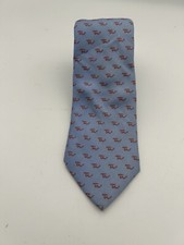 VINEYARD VINES Silk Tie for Towers Watson Custom Logo Blue & Red