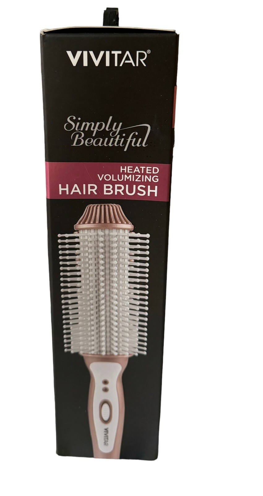 Vivitar Simply Beautiful Heated Voluminizing Hair Brush Open Box eBay
