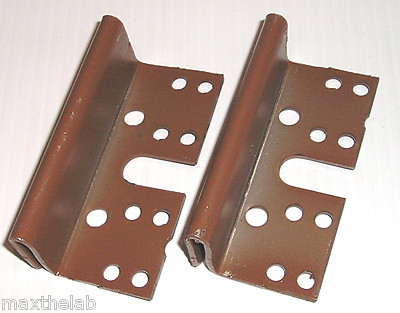 Bed Post Bracket (2 Pack) For 2 Hook Slot Bed Rail Plates 3-3/4'' x 1-3/4''