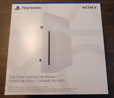 PlayStation 5 Disc Drive For PS5/PS5 Pro Digital Slim Console - Brand New