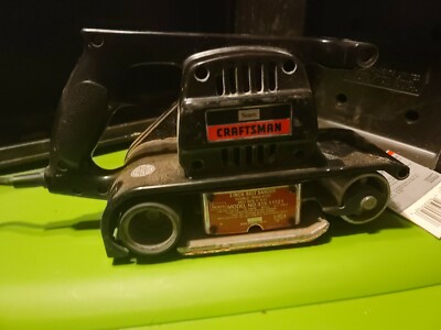 Craftsman  3''X21'' Belt Sander Works No Dust Bag Made in USA