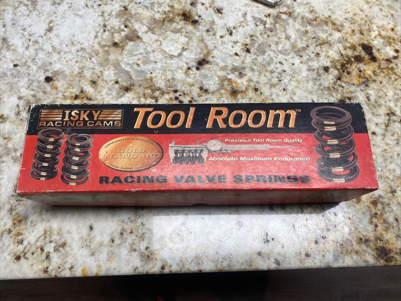 ISKY Racing Cams Tool Room Gold Stripe 16 Piece Racing Valve Spring Set
