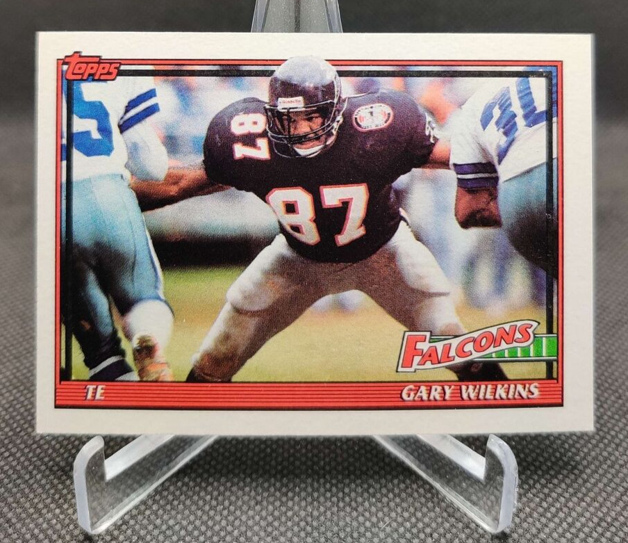 1991 Topps #588 Gary Wilkins Atlanta Falcons Football Card