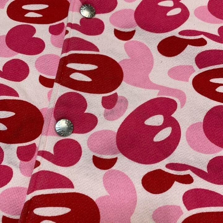 A BATHING APE Vintage Baby Milo Heart Design Zip Hoodie Parker