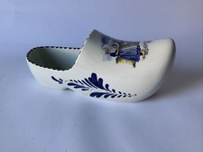 Zoccolo in ceramica olandese artigianale, Delft Blue dipinta a mano - 23 cm