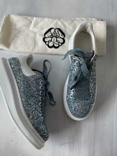 Alexander McQueen Glitter Spangle Sneakers Shoes S