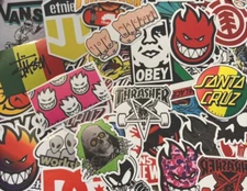2X Random Skateboard Sticker Bomb Vinyl Mystery Free Fast US Shipping 🇺🇸