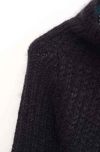 Versace Classic V2 Vintage Women's Black Mohair Knitted Jumper Sweater Size M - Picture 8 of 13
