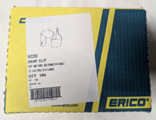 Box of 100 Erico SC2D Snap Clip 100pcs - New in Box