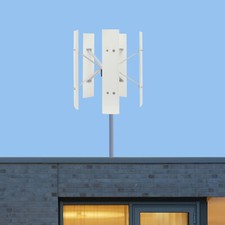5 Blades Wind Turbine Generator Vertical Axis...