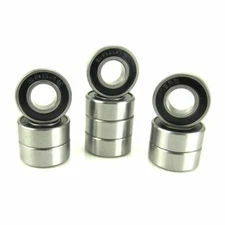 TRB RC 6x13x5mm Precision Ball Bearings Stainless Steel Rubber Sealed (10)