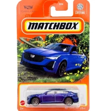 2021 CADILLAC CT5-V BLACKWING SPORT SEDAN INDIGO BLUE MATCHBOX MATTEL CAR MODEL