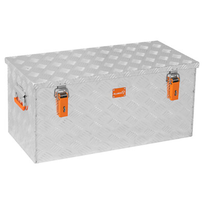 ALUBOX  RL91 Riffelblech Alukiste 91 Liter 78x40x35 cm Transportkiste Truckbox