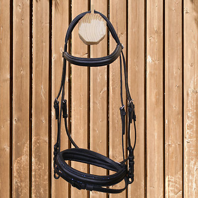 Cavallo Trense Kopenhagen, Trensenzaum mit Strass, schwarz