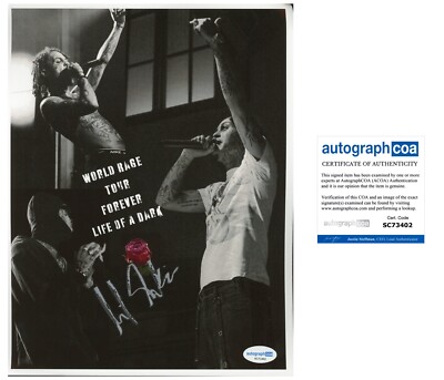 LIL SKIES SIGNED RAPPER LIFE OF A DARK ROSE HIP HOP 8X10 PHOTO - ACOA COA