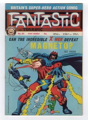 1968 MARVEL X-MEN #43 MAGNETO SCARLET WITCH & QUICKSILVER APPEARANCE KEY RARE UK