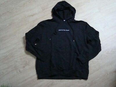Herren Kapuzen Hoodie Laufshirt Pullover schwarz mit Aufdruck v. ''Z'' MAN Gr. XL