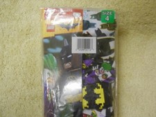Boys Size 4 Lego Batman Cotton Briefs Underwear 5 Pack Nip 3 Packages