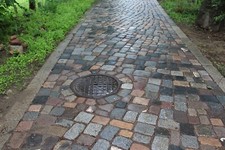 Großpflaster, Altstadtpflaster bunt, gebraucht, abgefahren