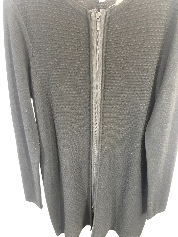 Suéter de cachemir negro Kinross para mujer talla L Foto 4 de 4