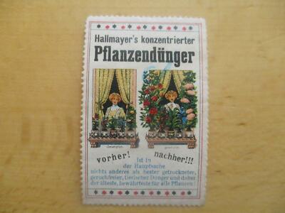 (2549) Reklamemarke Hallmayer´s Pflanzendünger