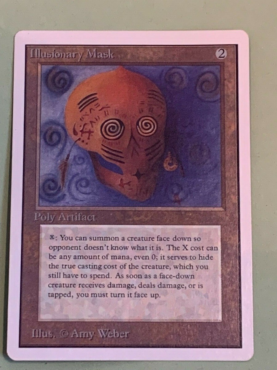 Illusionary Mask アンリミテッド Illusionary Mask MTG Unlimited Edition (Condition: Mint) | eBay