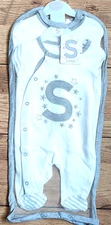 Babygrow/Sleepsuit - 2-Pack - Initial S - 0-3 Months - Brand New