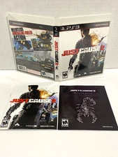 Just Cause 2 PS3 Original Case Art and Manual Booklet ONLY NO GAME