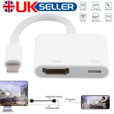 8 pin to HDMI Digital TV AV Adapter Cable For iPad iPhone 7 8 X 11 12 13