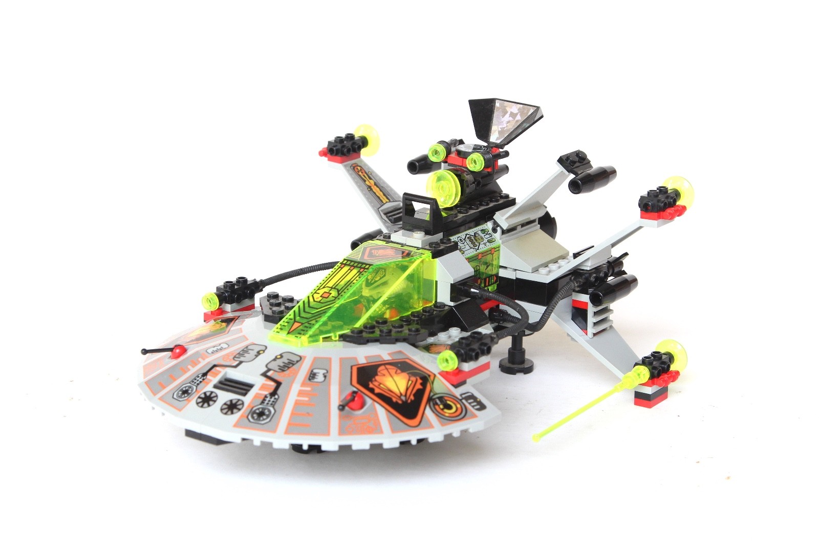 100% Complete Lego Space UFO Warp Wing Fighter 6915 with Minifigs from 1997 100% Complete Lego Space UFO Warp Wing Fighter 6915 with Minifigs from 1997