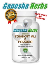 FADOGIA & TONGKAT Concentrated extract 200 Capsules! NO FILLERS~