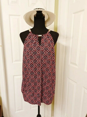 NWT Premise Blouson Top LOOSE STYLE Halter Blouse XL Orig$130+Tax