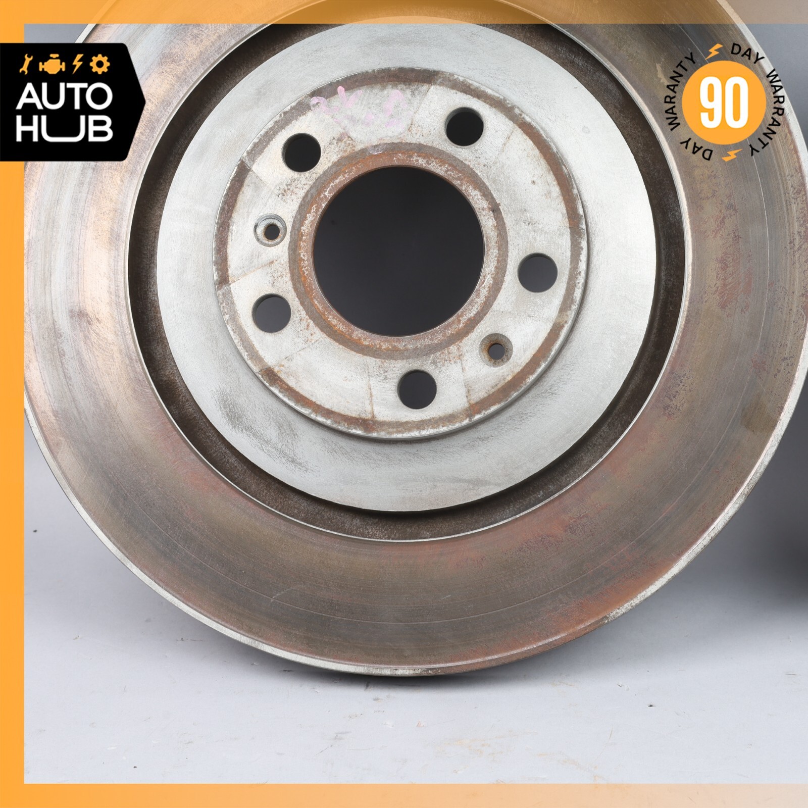 03-18 Bentley Continental GTC GT Rear Left & Right Brake Rotors Disc OEM 59k