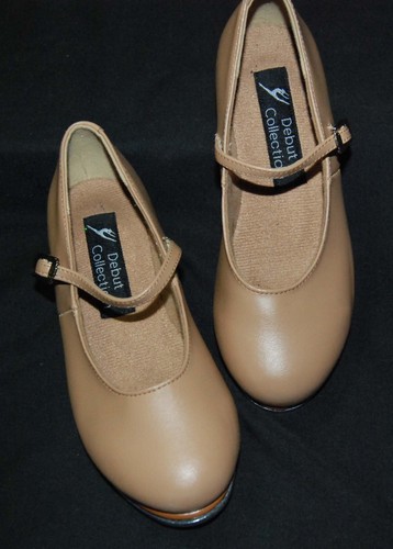 ENERGETIKS - Debut Tan Brown Tap Shoes - Size 13 - EXCELLENT CONDITION - Picture 5 of 16
