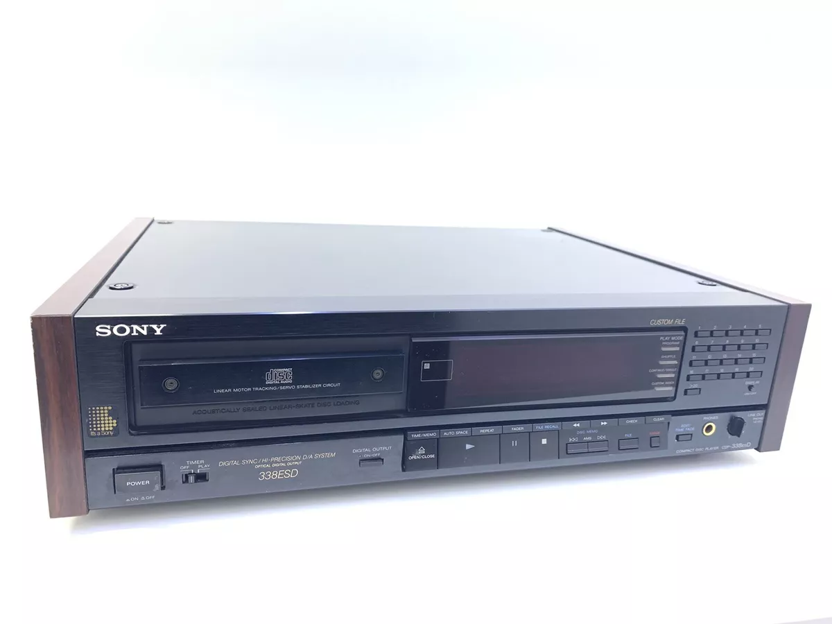 Sony CDP-338ESD Compact Disc Player High End Vintage 1990 With Remote Like  New