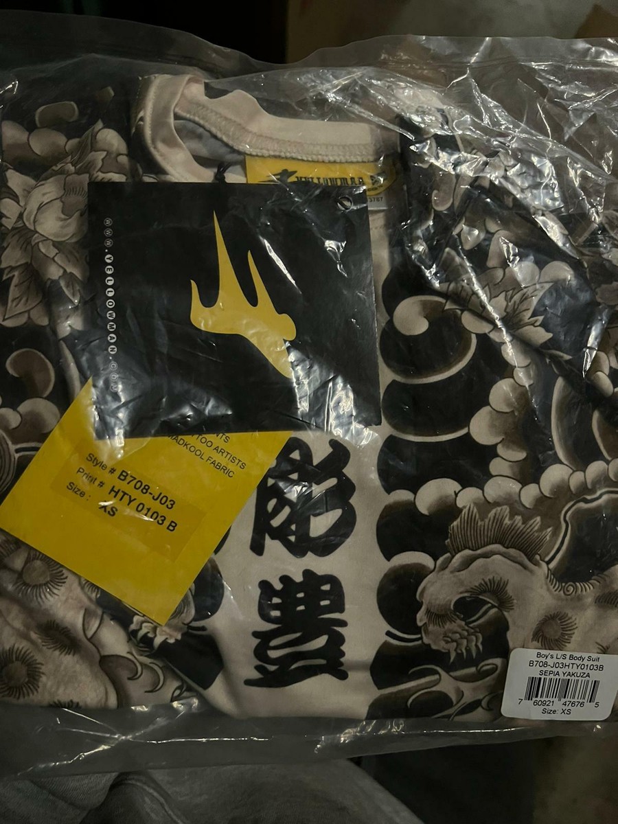 YMX by YellowMan Boy's Madkool Long Sleeve Sepia Yakuza