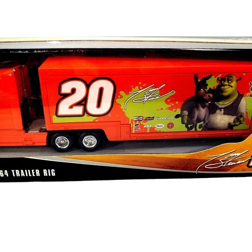 Tony Stewart 20 Shrek 2 Die Cast Nascar Trailer Rig 2004 Winner's Circle 1:64 - Picture 7 of 9
