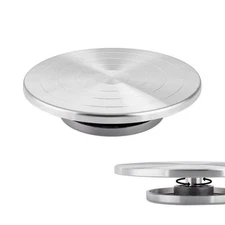 1Pcs Aluminum Alloy Ceramics Turntable 19.6cm Rotate Turntable Sculpting Whee...