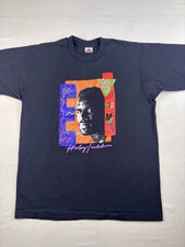 Vintage Evander Holyfield Boxing Shirt Men&rsquo;s Large Black He&rsquo;s A Bad Man USA 90s