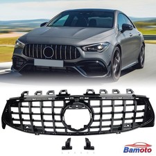 Kühlergrill Kühlergitter Vorne Schwarz Für Mercedes Benz CLA W118 GT 2019-2023