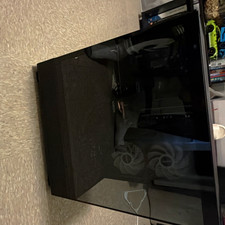 Custom/Whitebox Black Gaming Tower Desktop PC Dedicated Graphics, Tempered Glass