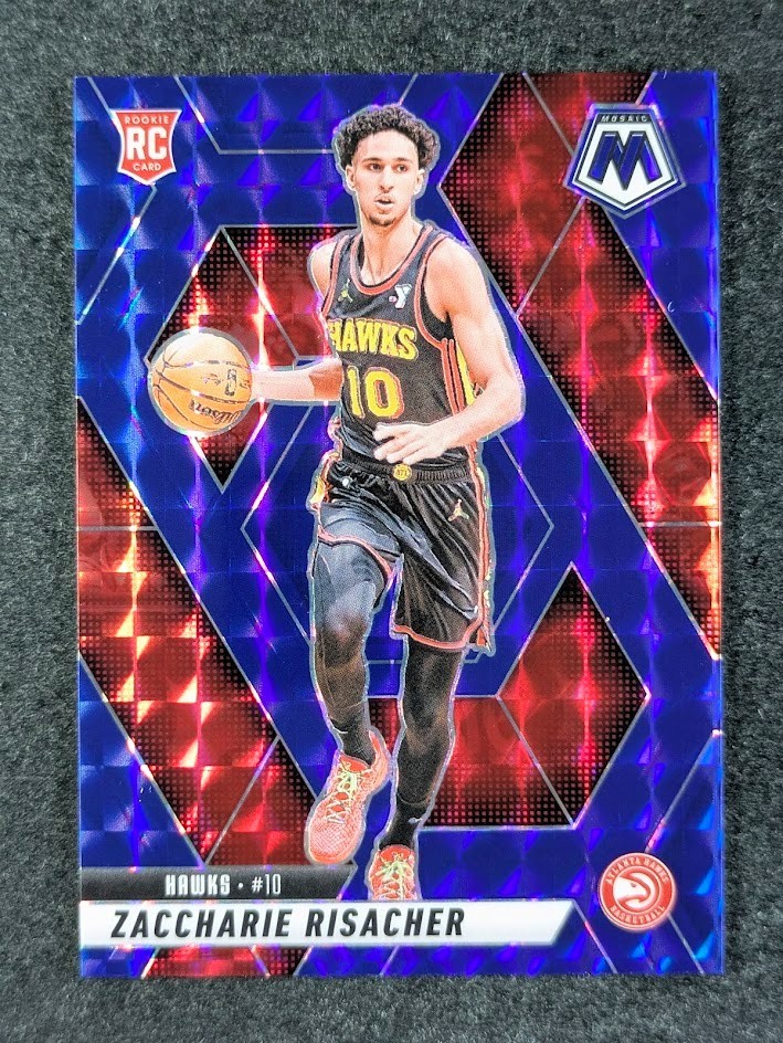 2024-25 Panini Mosaic ZACCHARIE RISACHER 175/199 RC Blue Prizm SP #213