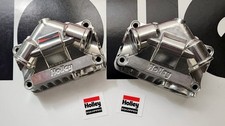 Holley Hp Vacuum Secondary Fuel Bowls Tumble Polished Aluminum