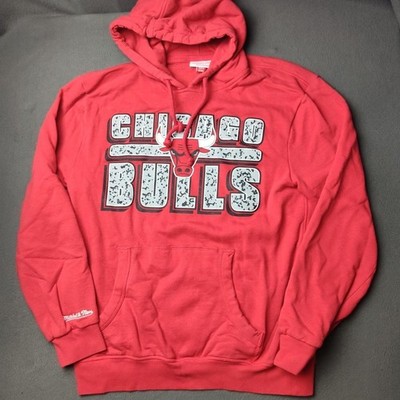Chicago Bulls Hoodie Sweatshirt Mens Large NBA Basketball Pullover
