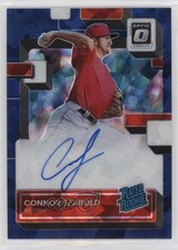 2022 Donruss Optic Navy Blue Cracked Ice Prizm 14/35 Connor Seabold Auto 0r2f