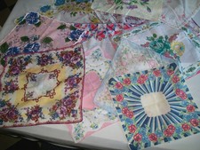 Vintage Handkerchiefs Lot of 12 Assorted