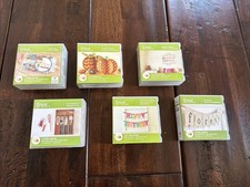 Lot of 6 Cricut Cartridges Unique Images Set  And Handbooks Preowned FREE SHIP