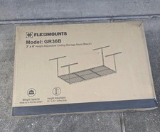 FLEXIMOUNTS 3x6 Overhead Garage Storage Adjustable Ceiling Storage Rack