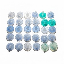 Skip Hop Pacifier Clips Set with Travel Case Gray Blue White Black Pacifiers