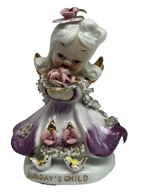 Purple Ceramic Collectible Sculptures & Figurines 1950-1959 Time